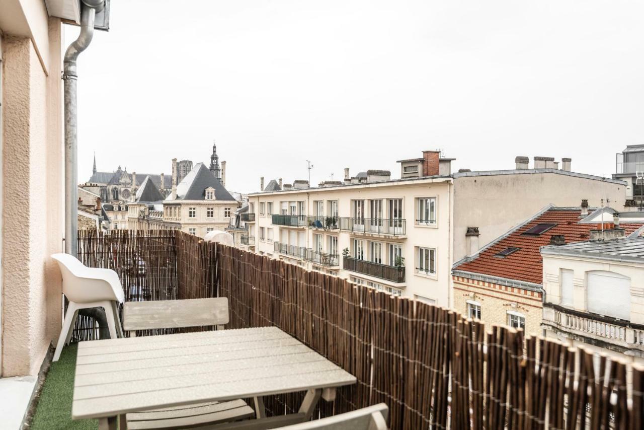 Chic B&B + Balcony - Hyper Center Reims Eksteriør bilde